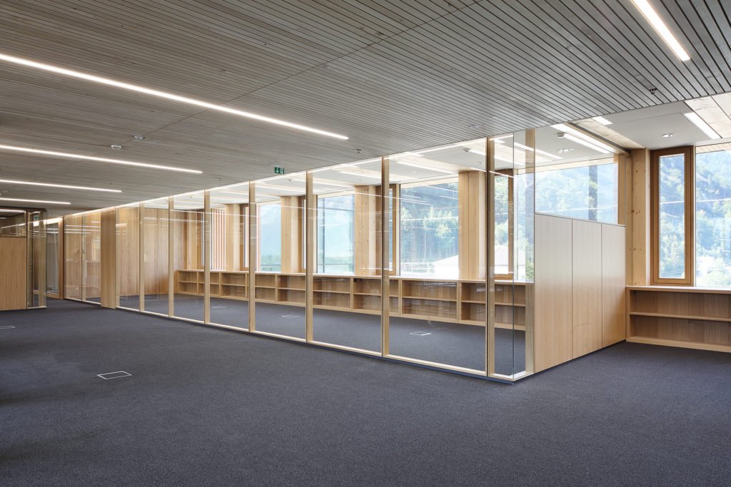 IZM Montafon Architekt Hermann Kaufmann, Schwarzach TS1Flr TS2Flr Alois Scheicher GmbH (Scheicher.Wand)