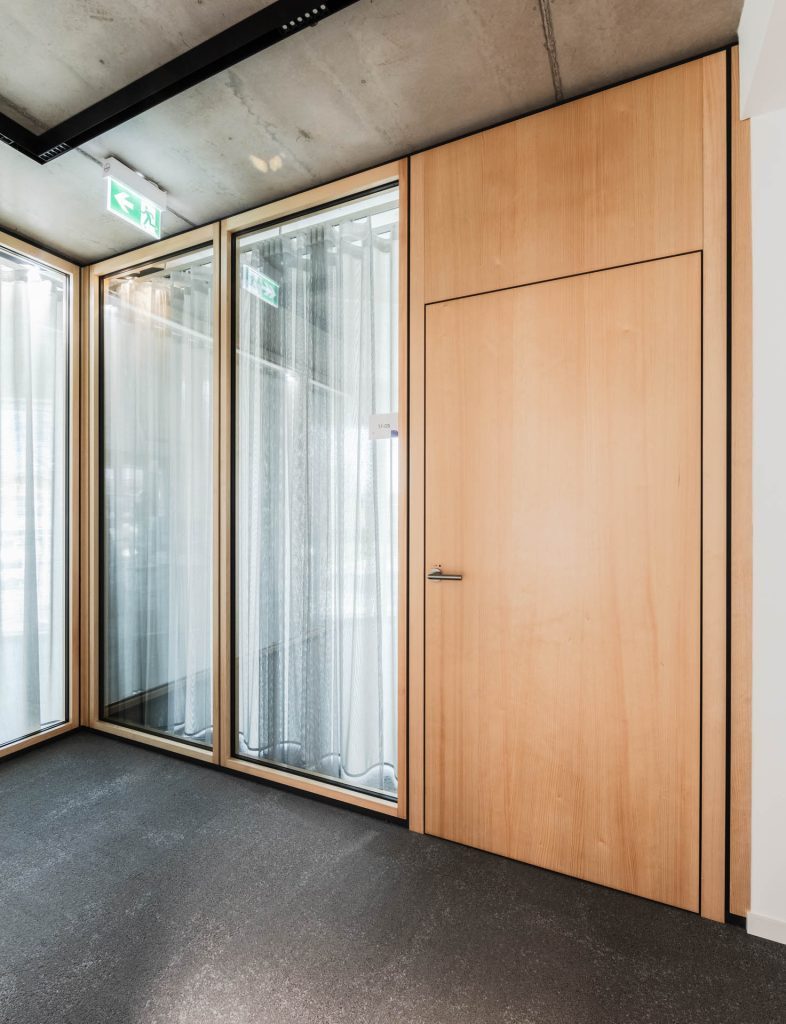 Techdivision im Spinnereihof Kolbermoor Werndl & Partner GmbH TS1 Tanne Natur Alois Scheicher GmbH (Scheicher.Wand)
