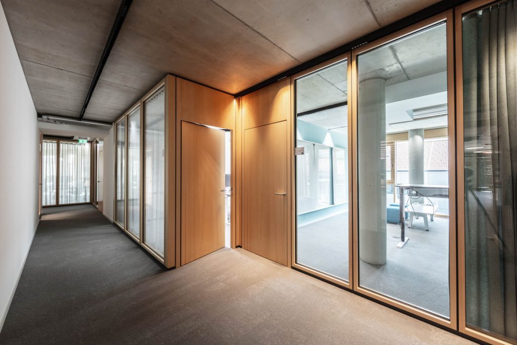 Techdivision im Spinnereihof Kolbermoor Werndl & Partner GmbH TS1 Tanne Natur Alois Scheicher GmbH (Scheicher.Wand)