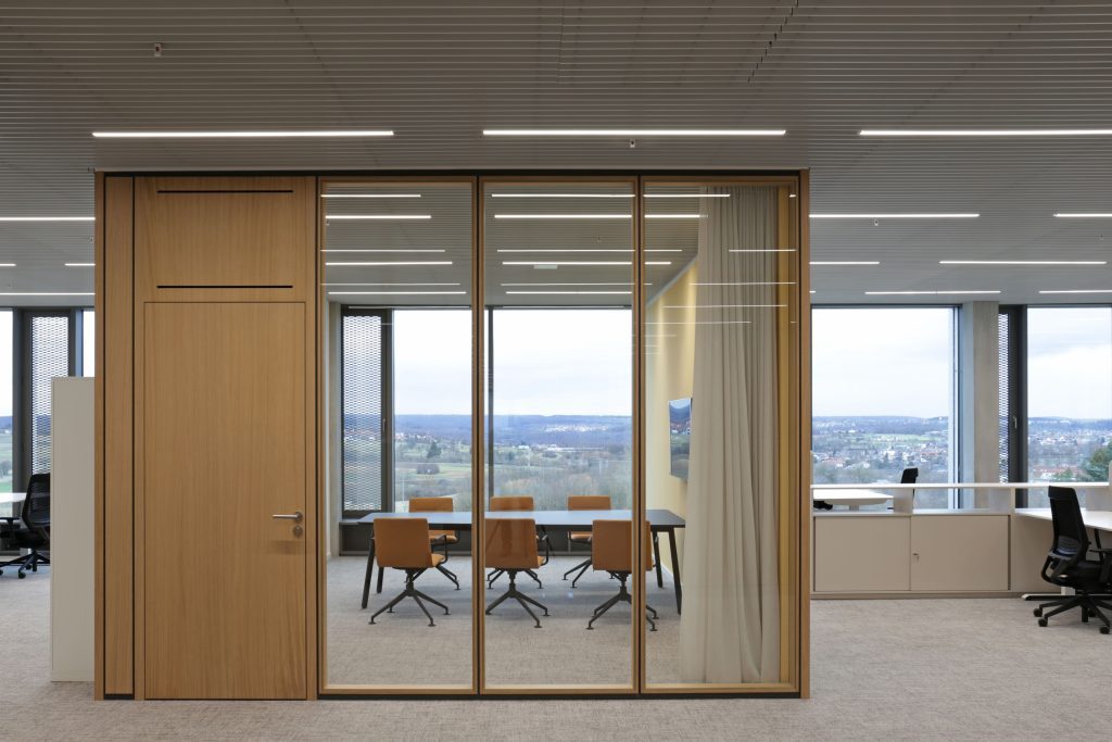 Fresenius Medical Care Schweinfurt Verwaltungsgebäudes „Orschelpark“  hochflexible Struktur zeitgemäße Arbeitsplätze Alois Scheicher GmbH (Scheicher.Wand)